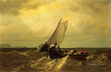 William Bradford Werke - Fischerboote in der Bucht von Fundy William Bradford